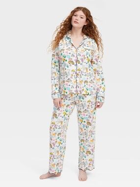 Roller Rabbit x Target - Women's Roadtrip Long Sleeves & Pants Pajama Set XL